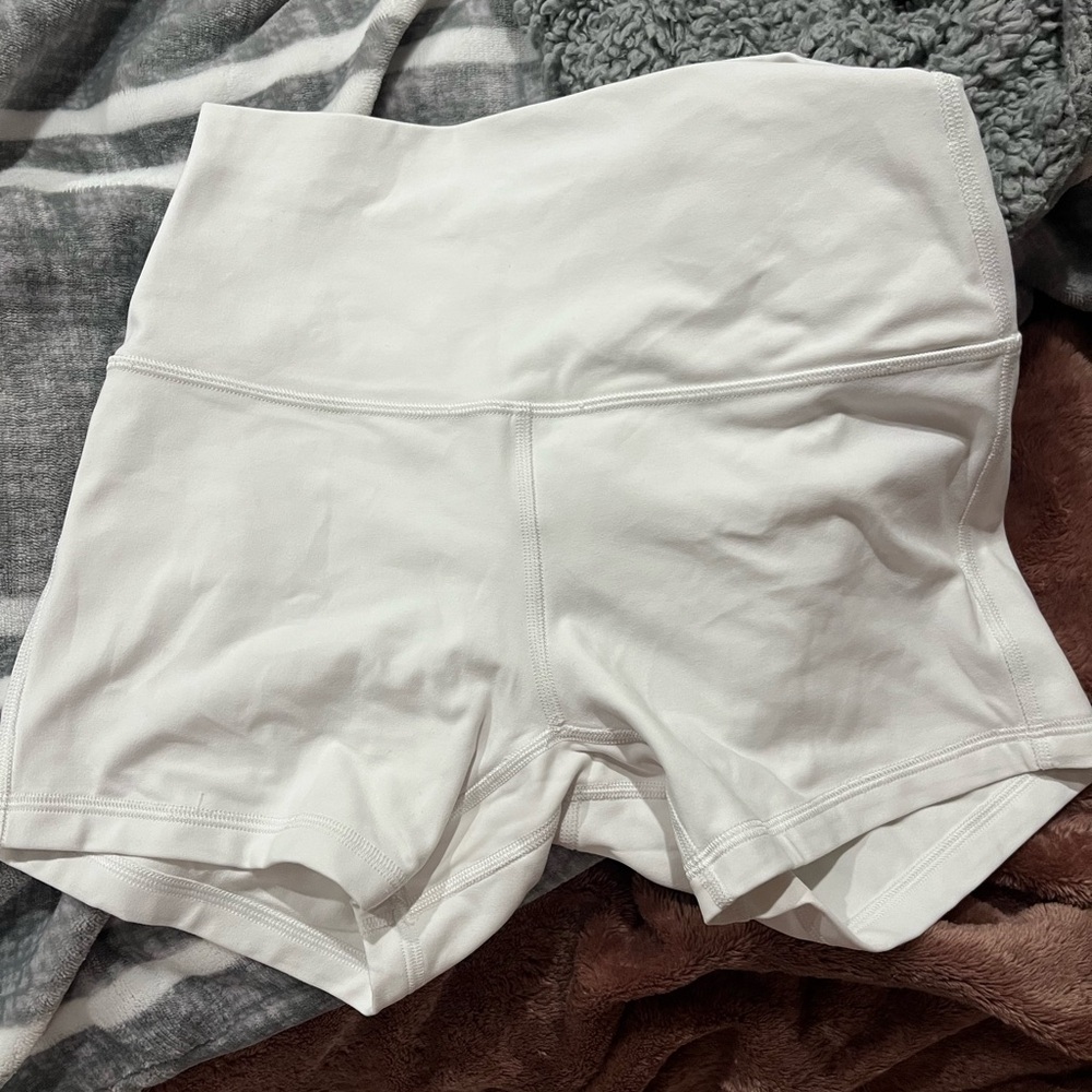 White Lululemon Shorts Size 6